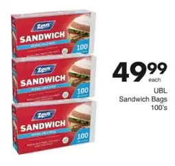 Save Hyper UBL Sandwich Bags offer