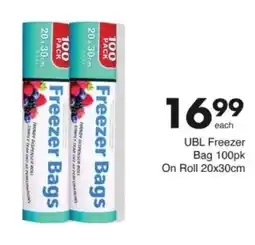 Save Hyper UBL Freezer Bag 100pk On Roll offer