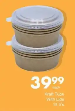 Save Hyper Kraft Tubs With Lids offer