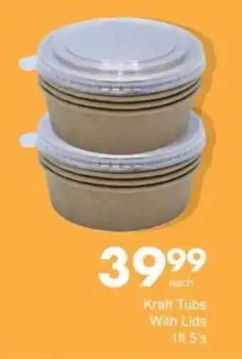 Save Hyper Kraft Tubs With Lids offer