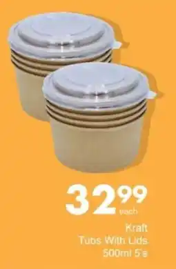 Save Hyper Kraft Tubs With Lids offer
