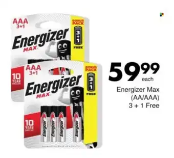 Save Hyper Energizer Max AA/AAA offer