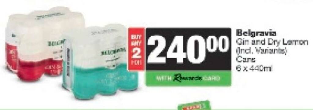 Gin specials at Spar Tops – Sept 2025