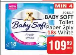 KitKat Cash and Carry BABY SOFT Toilet Paper 2ply 18s White offer