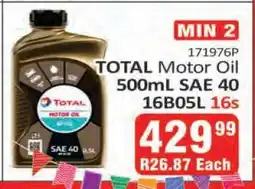 KitKat Cash and Carry TOTAL Motor Oil 500mL SAE 40 offer