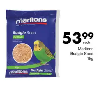 Save Hyper Marltons Budgie Seed offer