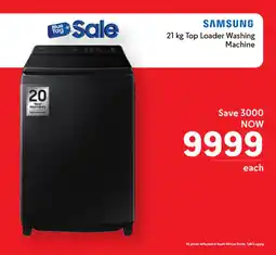 Makro SAMSUNG Top Loader Washing Machine offer