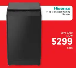Makro Hisense Top Loader Washing Machine offer