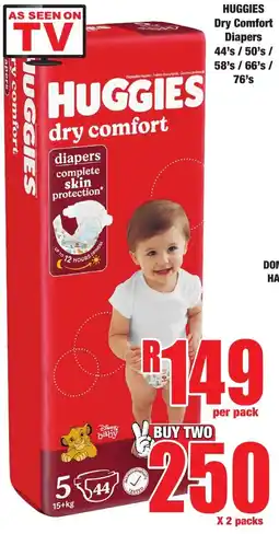 Boxer Superstores HUGGIES Dry Comfort Diapers offer