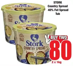 Boxer Superstores STORK Country Spread 40% Fat Spread Tub offer