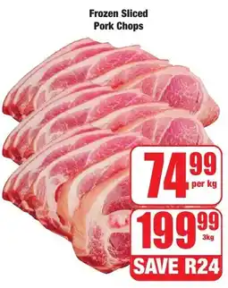 Boxer Superstores Frozen Sliced Pork Chops offer