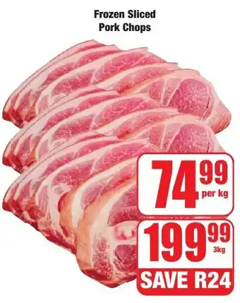 Boxer Superstores Frozen Sliced Pork Chops offer