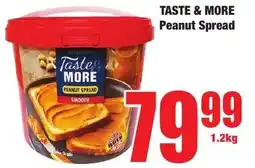 Boxer Superstores TASTE & MORE Peanut Spread offer