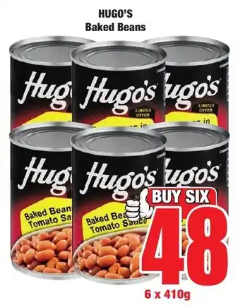 Boxer Superstores HUGO'S Baked Beans offer