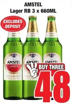 Boxer Superstores AMSTEL Lager RB offer
