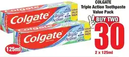 Boxer Superstores COLGATE Triple Action Toothpaste Value Pack offer