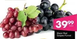 Save Hyper Black/ Red Grapes Punnet offer