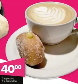 Save Hyper Cappuccino & a Bambaloni offer