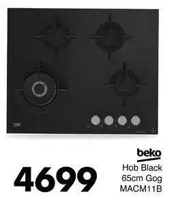 Save Hyper Beko Hob Black 65cm Gog offer