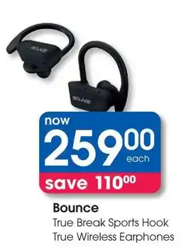 Clicks Bounce True Break Sports Hook True Wireless Earphones offer