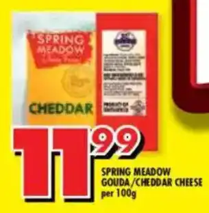 Shoprite Spring meadow gouda/ cheddar cheese offer