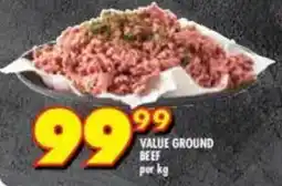 Shoprite Value ground beef offer