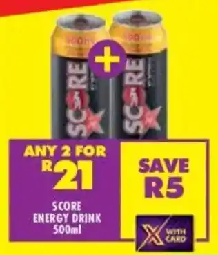 Shoprite Score energy drink offer