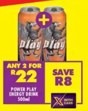 Shoprite Power play energy drink offer