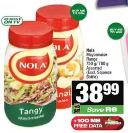 Spar Nola Mayonnaise Range Assorted offer
