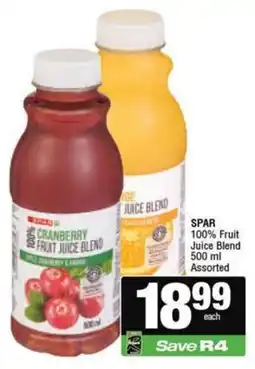 Spar SPAR 100% Fruit Juice Blend Assorted offer
