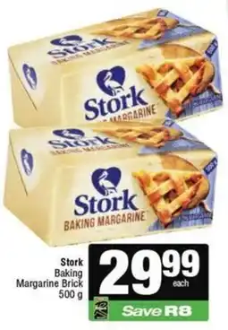 Spar Stork Baking Margarine Brick offer