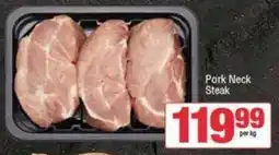 Spar Pork Neck Steak offer
