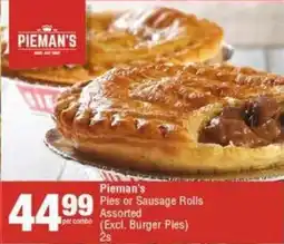 Spar Pieman's Pies or Sausage Rolls Assorted offer
