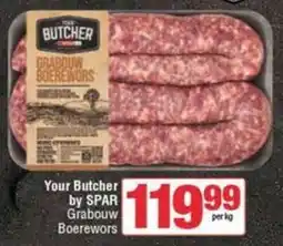 Spar Your Butcher by SPAR Grabouw Boerewors offer
