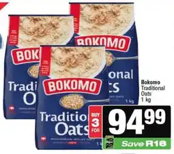 Spar Bokomo Traditional Oats offer