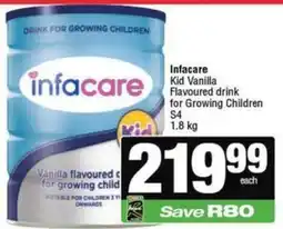 Spar Infacare Kid Vanilla Flavoured drink for Growing Children S4 offer