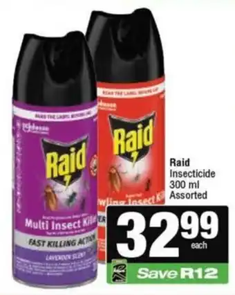 Spar Raid Insecticide Assorted offer
