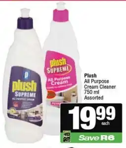 Spar Plush All Purpose Cream Cleaner Assorted offer