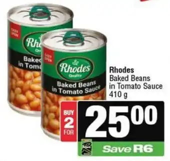 Spar Rhodes Baked Beans in Tomato Sauce offer