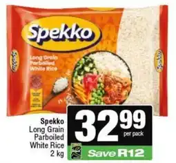 Spar Spekko Long Grain Parboiled White Rice offer
