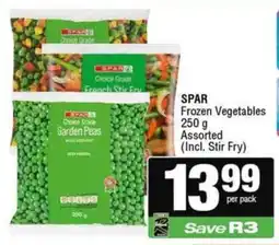 Spar SPAR Frozen Vegetables Assorted offer