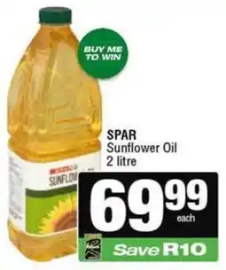 Spar SPAR Sunflower Oil offer