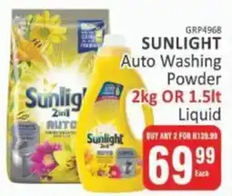 KitKat Cash and Carry SUNLIGHT Auto Washing Powder OR Liquid offer