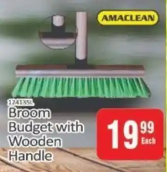KitKat Cash and Carry AMACLEAN Broom Budget with Wooden Handle offer