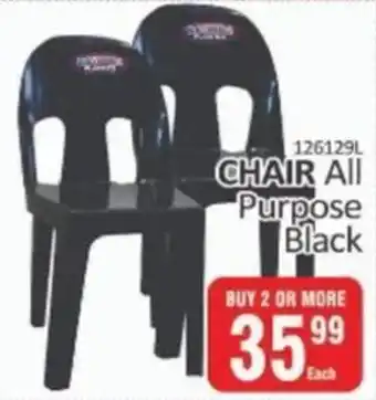 KitKat Cash and Carry Chair All Purpose Black offer