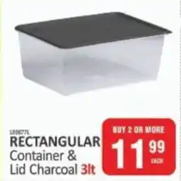 KitKat Cash and Carry Rectangular Container & Lid Charcoal offer