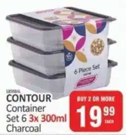 KitKat Cash and Carry Contour Container Set Charcoal offer