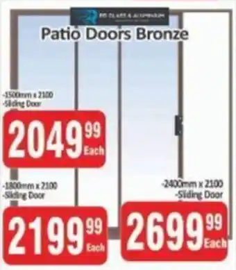 KitKat Cash and Carry Patio Doors Bronze offer