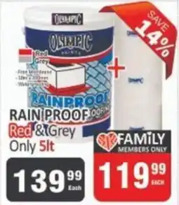 KitKat Cash and Carry Olympic rain proof red & grey offer