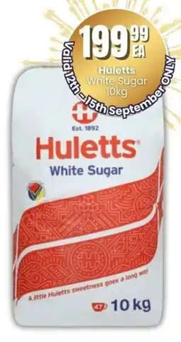 Super Save Huletts White Sugar offer